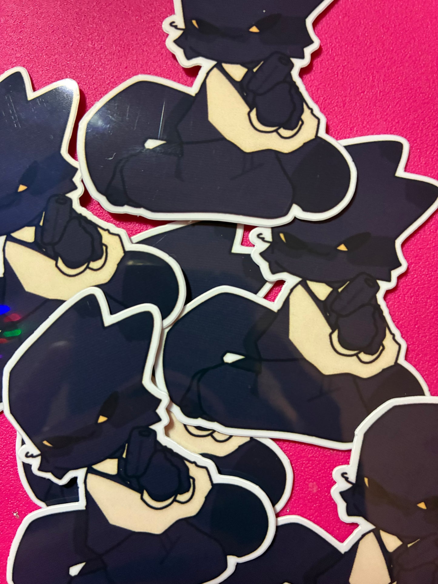 Secret agent sticker