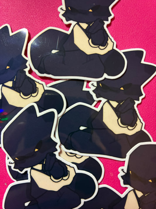 Secret agent sticker