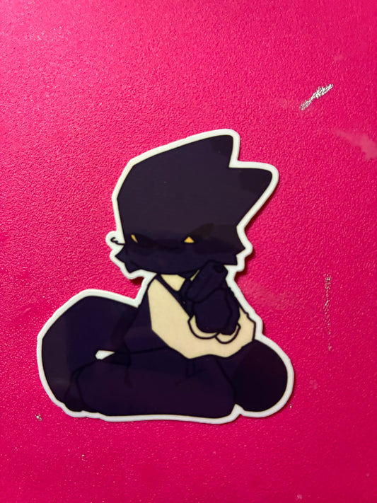 Secret agent sticker