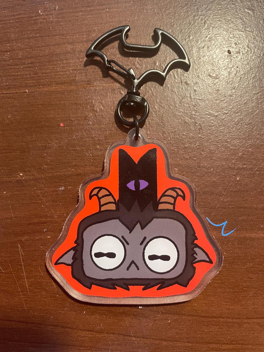 cult leader keychain (double sided)