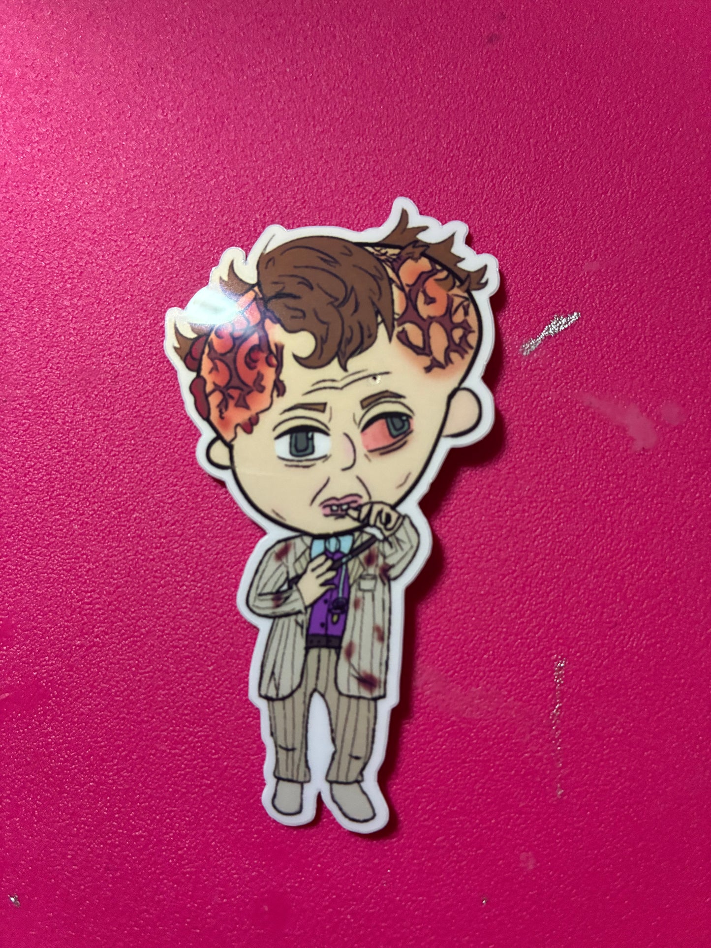 Baby man sticker