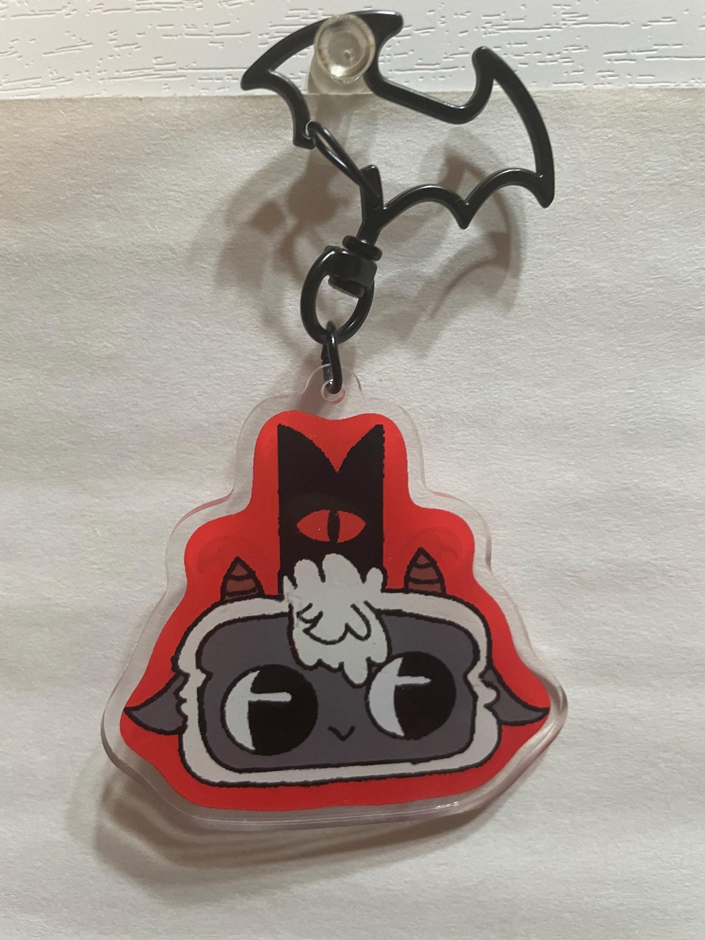 cult leader keychain (double sided)